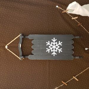 Wooden Sled from Target